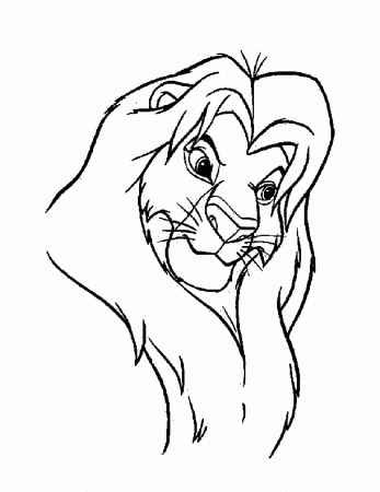 the lion king 10 Colouring Pages