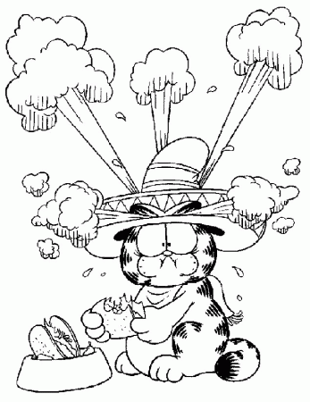 Coloring Page - Garfield coloring pages 1