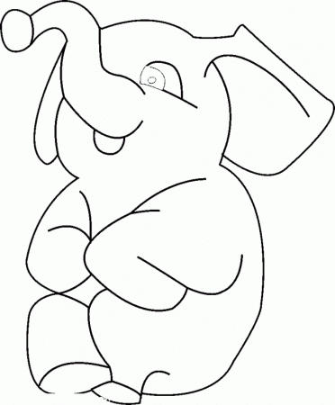 Baby%2BElephant%2BColoring%2 