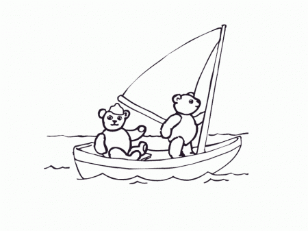 Toy Boat Coloring Page Id 49761 Uncategorized Yoand 252880 Boat 