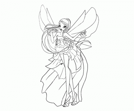1 Stella Coloring Page