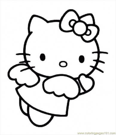 nice mermaid Hello Kitty Coloring Pages « Printable Coloring Pages
