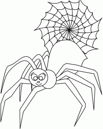 Printable Cute Spider Girl Coloring Page - Animals Coloring 