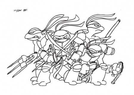 Teenage Mutant Ninja Turtle Coloring Pages - Free Coloring Pages 