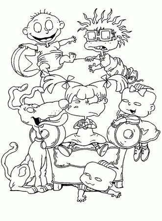 Rugrats Coloring Pages To Page Tattoo Page 3