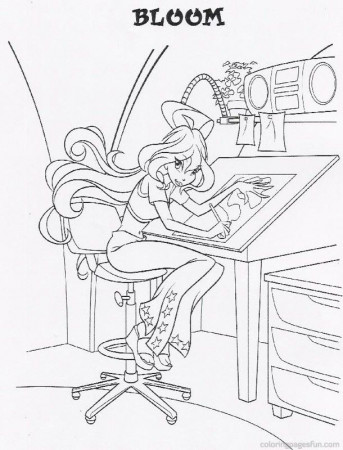 winx clubwinx club Colouring Pages (page 2)