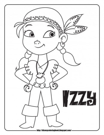 Jake And The Neverland Pirates Captain Hook Coloring Pages Free 