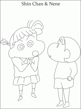 Daily Shin Chan Coloring Pages ColoringWallpaper 158753 Daily 