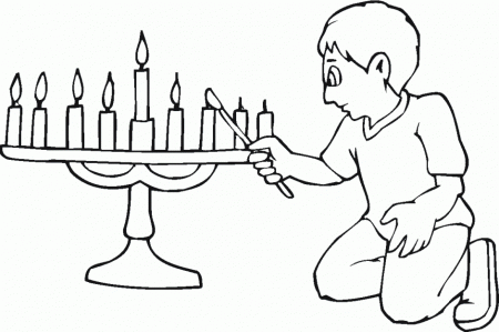 Menorah Hanukkah Coloring Page Hanukah Coloring Pages Printable 