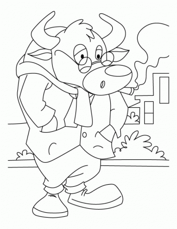 The old aged Bison coloring pages | Download Free The old aged 