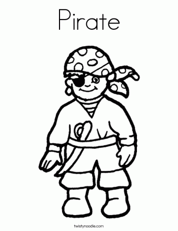 Pirate Coloring Pages | Inspire Kids