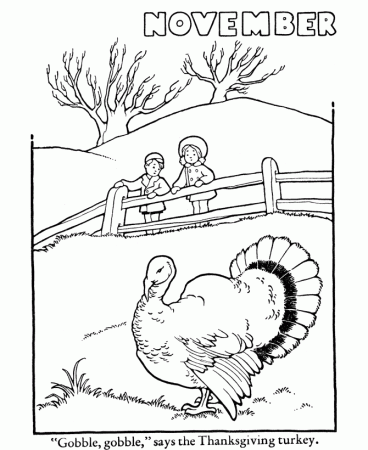 thanksgiving Day Colouring Pages