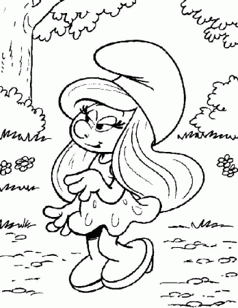 Kids Under 7: The Smurfs Coloring pages