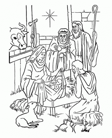 Christian Christmas Coloring Pages For KidsFun Coloring | Fun Coloring