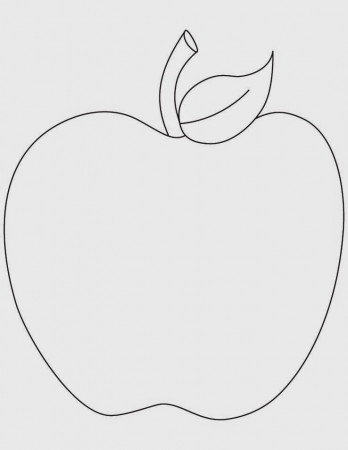 apple coloring page printable - Free Coloring Pages for Kids