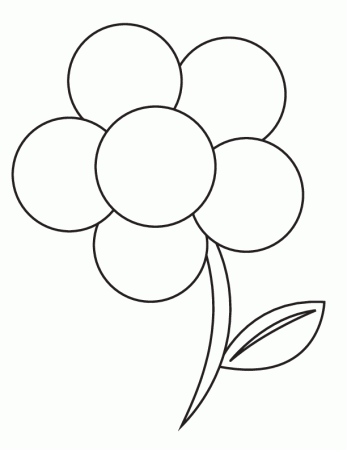 Flower Coloring Pageprintable Flower Coloring Page Wikihow 