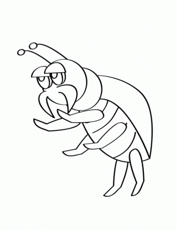 Lightning Bug Coloring Pages ClipArt Best 181888 Cute Bug Coloring 