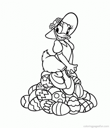 Easter Disney Character Coloring Pages 19 | Free Printable 