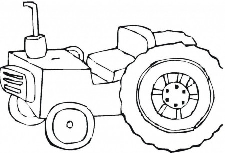 Tractor Coloring Pages Worksheets