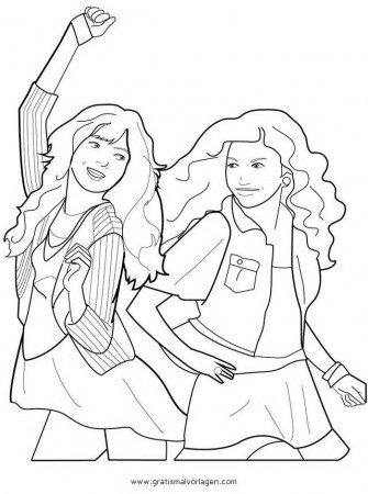 Shake It Up Coloring Pages