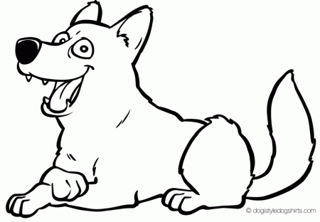 Dog Coloring Pages For Kids Dog Breed Coloring Pages DogiStyle 