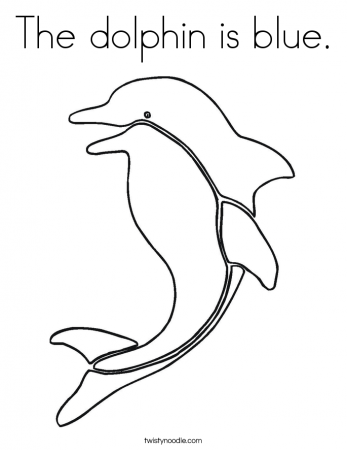 dolfin Colouring Pages (page 3)