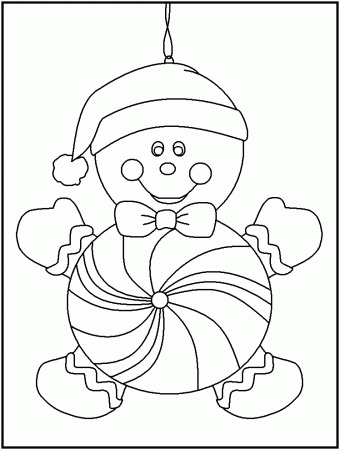 Christmas Gingerbread Colouring Pages (page 3)
