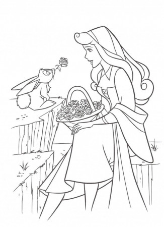 Educational Sleeping Beauty Coloring Page Sleeping Beauty Coloring 