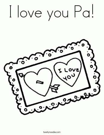 I Love You With Flowers Love My Daddy Coloring Pages