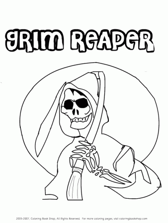Search Results » Coloring Pages Grim Reaper Printable