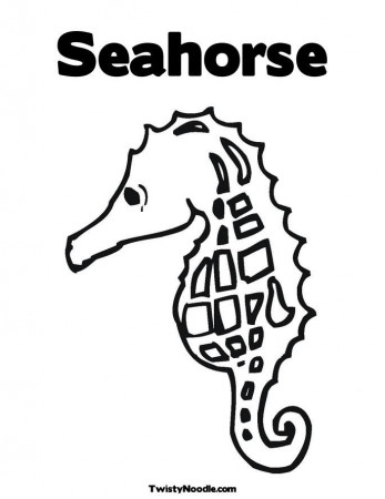 Seahorse Coloring Pages | Coloring Pics