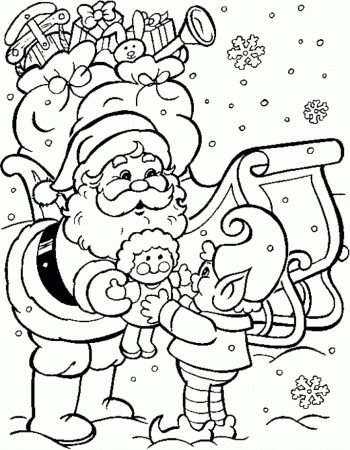 Christmas Coloring Page Assignment+Hard - Hypertext School