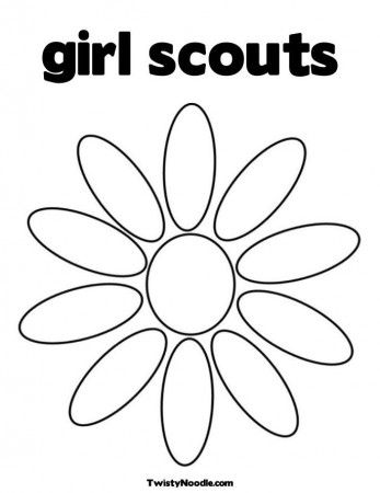 Girl Scouts Colouring Pages | Girl Scout