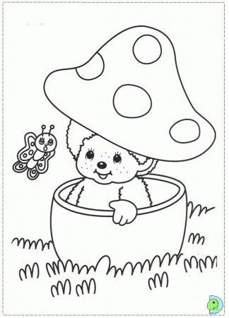 monchhichi Colouring Pages (page 3)