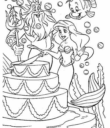 2269-coloring-pages-the-little-mermaid-coloring-pages | Kids 