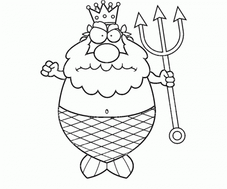 Poseidon Coloring Pages