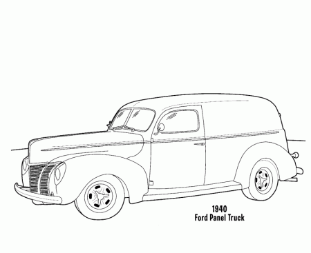 Pickup Truck Coloring Pages 773 | Free Printable Coloring Pages