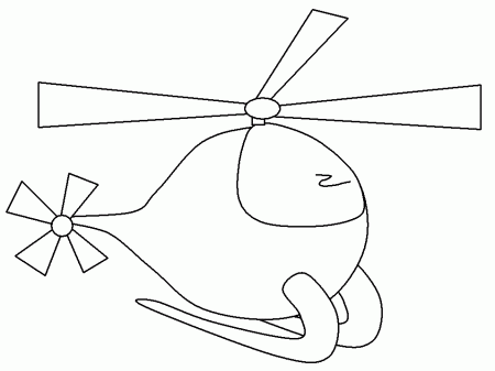 Helicopter Transportation Coloring Pages easy for kids | coloring 
