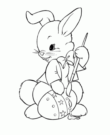 Easter Bunny Coloring pages | easter bunny colouring pages | bunny 