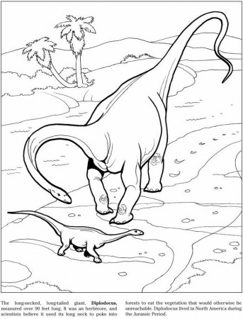 Diplodocus | Coloring pages