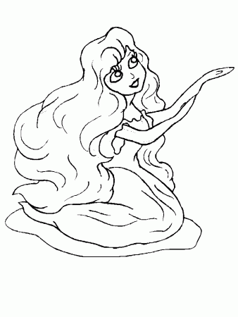 Mermaid Coloring Pages To Print 355 | Free Printable Coloring Pages
