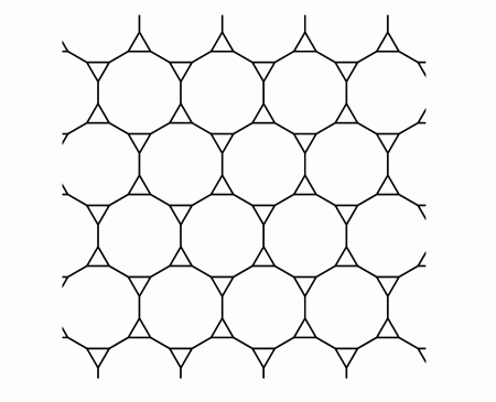 Free tessellation coloring page