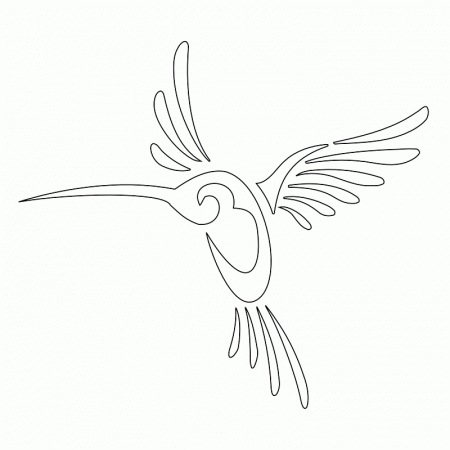 Humming Bird Stenciljpg