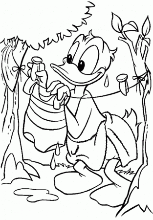 Coloring Page - Donald duck coloring pages 4