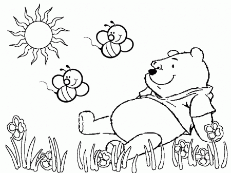 Coloring Pages: Winnie the Pooh and Friends Free Printable 