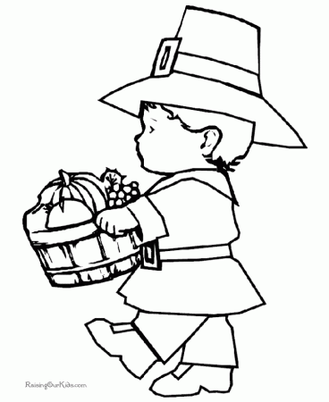 Kid Coloring Page 001