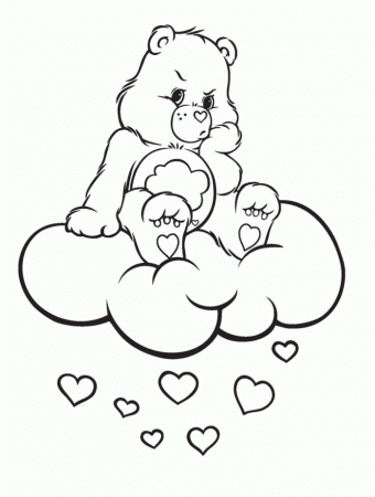 Care Bear Being Annoyed Coloring Pages - Care Bears Coloring Pages 