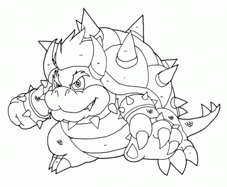 Bowser Coloring Pages