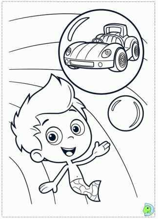 Bubble guppies Deema Colouring Pages (page 2)