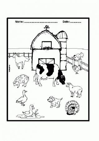 Farm Coloring Pages - Coloring For KidsColoring For Kids